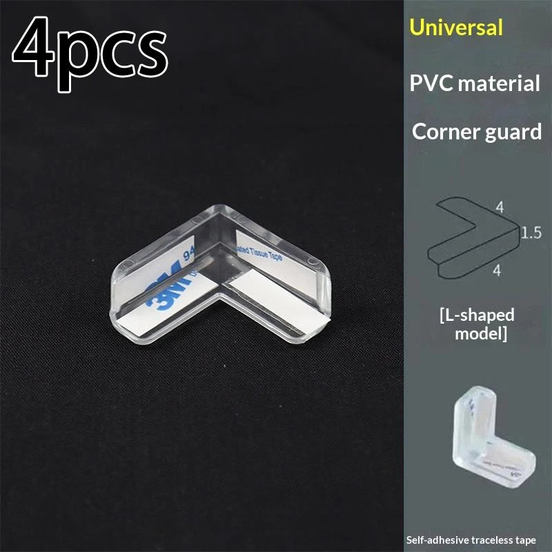 ⚑4Pcs Children Baby Safety Silicone Protector Table Corner Edge Protection Cover Children Anti Collision Edge Guards