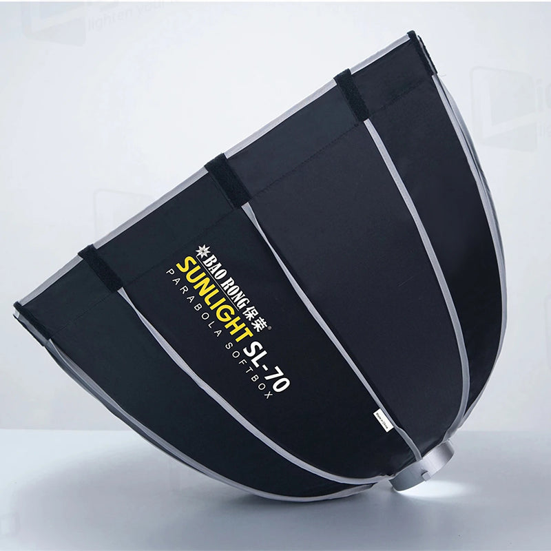 60cm Foldable Deep Parabola Softbox 12 Sided Flipped Lighting Box Bowens Mount Quick Installation Softbox Diffuser