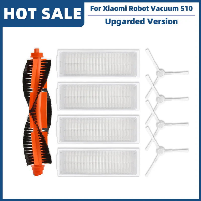 Compatible For Xiaomi Robot Vacuum S10 S12 T12 B106GL/ Mop 2S XMSTJQR2S / 3C B106CN Parts Accessories Main Side Brush Filter Mop