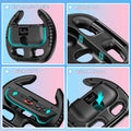 BEBONCOOL 2PCS M400 NEW Racing Steering Wheel for Switch 2 Controller Accessories Handle Grips for Switch 2 Game Accessories