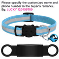 Customized Pet Collar Reflective Cat Collars Free Engraved Puppy Kitten Pet ID Nameplate Necklace With Bell Anti-lost For Cats