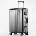 2026 Large Capacity Durable Luggage Sets 100% Aluminum Suitcase Wheels Women Girl Men Cabin Carry-On Boarding Travel 20/24/26/28
