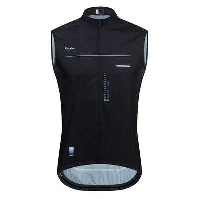 Black Sleeveless Mesh Cycling Jersey Windproof Breathable | SAMAG
