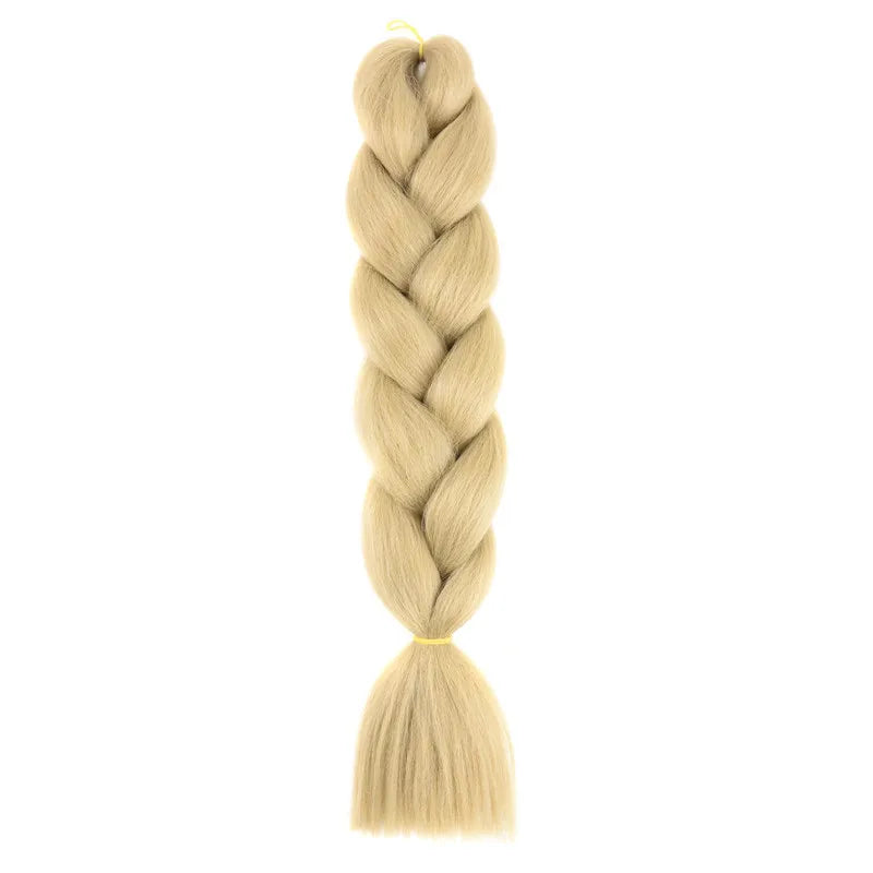 100g 24inch Jumbo Braiding Hair Synthetic Braiding Hair Braid in Hair Extensions Braids Hair for Twist for Daily Cosplay