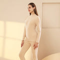 Autumn Winter New Men's Cashmere Silk Soft Comfortable Warm Underwear with Thickened Plush Set for Men Women Thermal Clothing