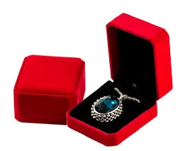 Huitan Velvet Box for Rings/Earrings/Necklaces/Bracelets Simple Classic Engagement Wedding Packaging Boxes - Visuel 3 | SAMAG