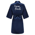 Satin Silk Robes Plus Size Wedding Bathrobe Bride | SAMAG
