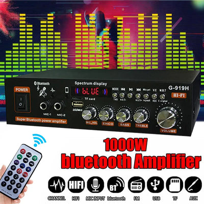 G-919H 1000W Home Power Amplifiers Audio Bluetooth | SAMAG