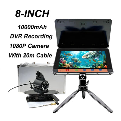 8 Inch HD 1080P Screen DVR Fish Finder 220° Wide View | SAMAG