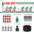 50-5M 1/4'' Hose Adjustable Drippers Automatic Watering Kit for Garden Greenhouse Home Outdoor Sprinkler Drip Irrigation System