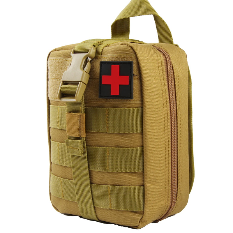 Survival First-aid Kit Container Travel Oxford Cloth Waterproof Tactical Waist Pack Outdoor Climbing Camping Equipment safe Bag