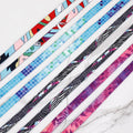 Graffiti Shoelaces Fashion Leisure for Men and Women Flat Shoe Laces Wear Resistant Non Fading College Style Shoestring 1 Pair