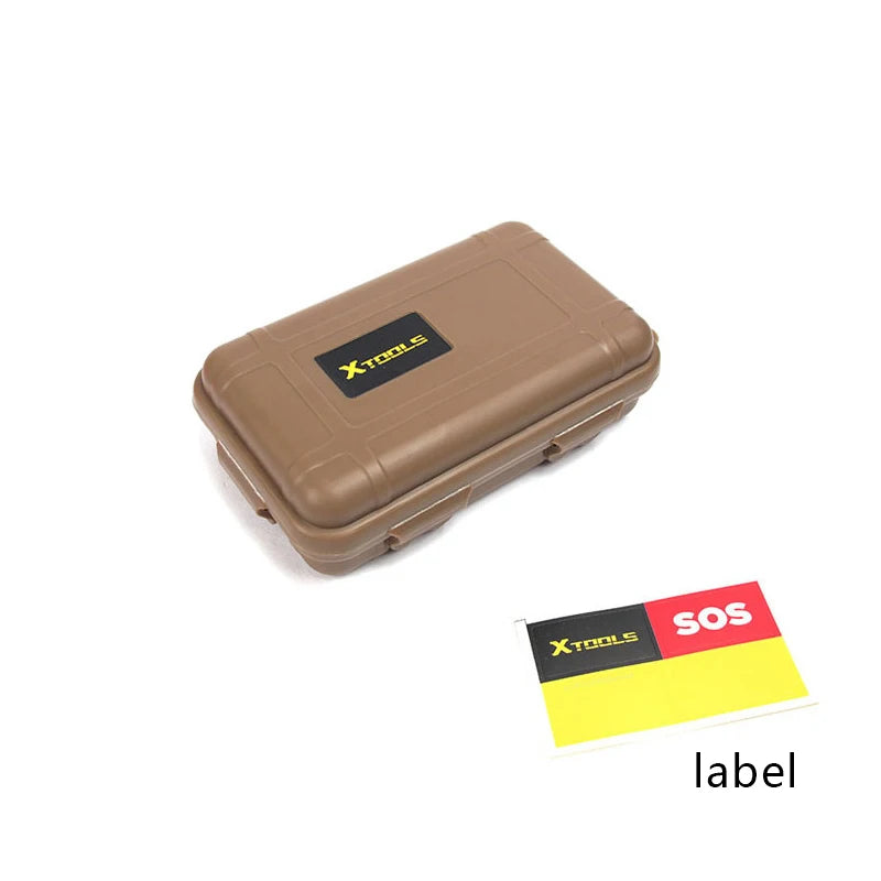Outdoor Shockproof Waterproof Boxes Survival Airtight Case Holder For Storage Matches Small Tools EDC Travel Sealed Containers