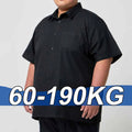 Men's Shirt Plus Size Summer Short Sleeves Tees Business | SAMAG