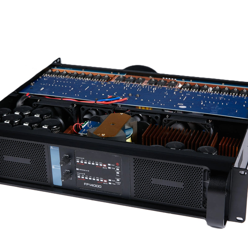 FP14000 2-Channel Class TD Professional Power Amplifier 4400W High Power Audio Amp for Stage DJ Concert Line Array Subwoofer