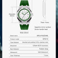 New Luxury Specht & Söhne Automatic Mechanical Watches Japan 8215 Movt Stainless Steel Watch Sapphire Crystal Waterproof 40MM