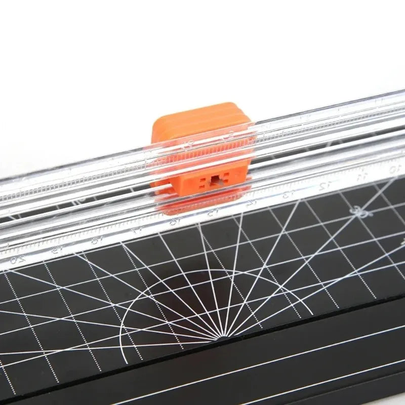 Portable A4 Plastic Base Paper Trimmer - Home Office Art Crafts Paper Cutting Machine Photo Cutter Scrapbook Blade