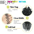14"Curly Passion Twist Crochet Hair Synthetic Yanky Twist Braiding Hair Extensions Pre-twisted Pre-Looped Senegalese Twist Hair