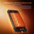OUKITEL WP58 PRO 5G Rugged Phone 24GB(8+16) RAM + 512 ROM, 6.7'' HD 10000mAh 33W Android 15 NFC Cellphone with Dual Camping Lamp