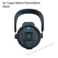 Sealing Bottle Cover for 600/750/900/1050/1200ml Splash Spill Proof Plain Metal Lids for Tyeso Tumber Cup Multicolor Therms Cup