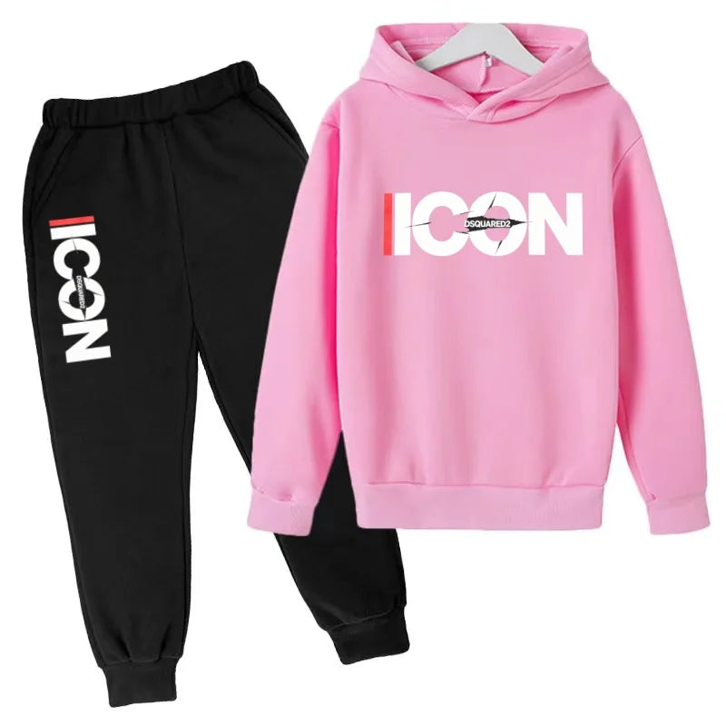 Children's Hooded Sweatshirt with Letters - 3-13 Years | SAMAG