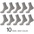 HSS 2023 Men's Cotton Socks New styles 10 Pairs / Lot Black Business Men Socks Breathable Spring Summer for Male US size(6.5-12)
