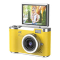 High-Definition HD Digital Camera Flip Screen 8X Digital Zoom Kids Photography Toy 4K 48MP Led Flash Light Video Camcorder CCD