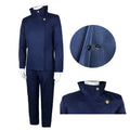Jujutsu Kaisen Anime Fushiguro Megumi Cosplay Costume Top Pants Blue Halloween Party Uniform Set gdk