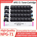 NPG-71 NPG71 G71 Toner Cartridge Compatible For Canon C5535 C5540 C5550 C5560 Printer GPR-55 C-EXV51 color BK C M Y