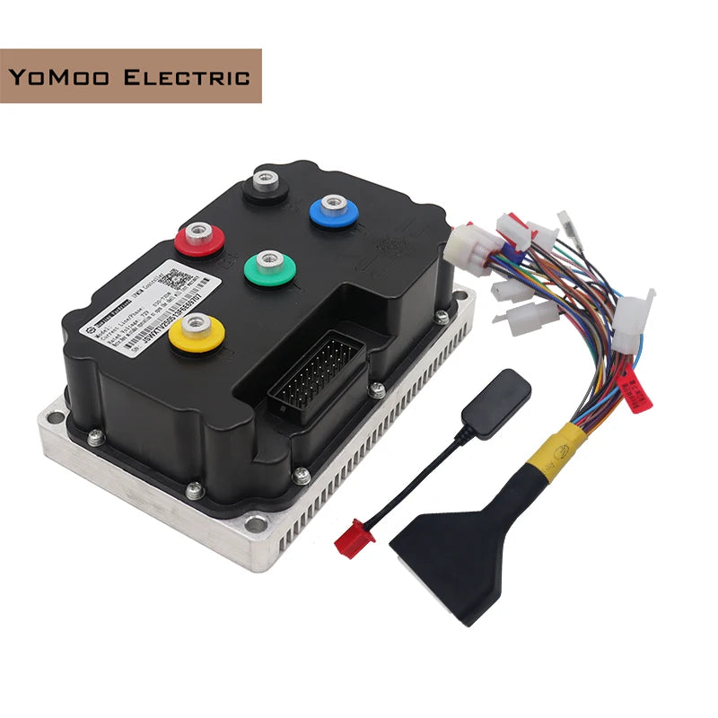 QS120 72V 2000W 4600RPM 70H PMSM Mid Drive Motor With Fardriver ND72300 Sine Wave Controller And Bluetooth For Electric Scooter