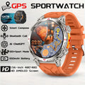2026 New Outdoor GPS Sports Smartwatches Men Compass 10ATM Waterproof 24/7 Health Monitoring Chat GPT Bluetooth Call Smart Watch
