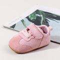 Spring Autumn Baby Unisex First Walking Indoor Outdoor Toddler Shoes With High Quality PU Leather And Soft TPR Sole For 0-18M