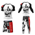 Cody Lundin Durability MMA BJJ Rash Guard Tight Exercise Jogging T - Shirts+Pants 3D Print Compression - View 13 | SAMAG