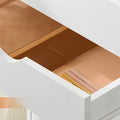 JHK 7 Drawer Chest Dressers Nightstand Storage Cabinet Wooden File Office Mobile Cabinet Wheels Living Room Organizer Rolling