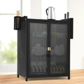 3 - Tier Kitchen Countertop Cabinet with Double Door Drainer with Chopstick Baskets Organizer - View 3 | SAMAG