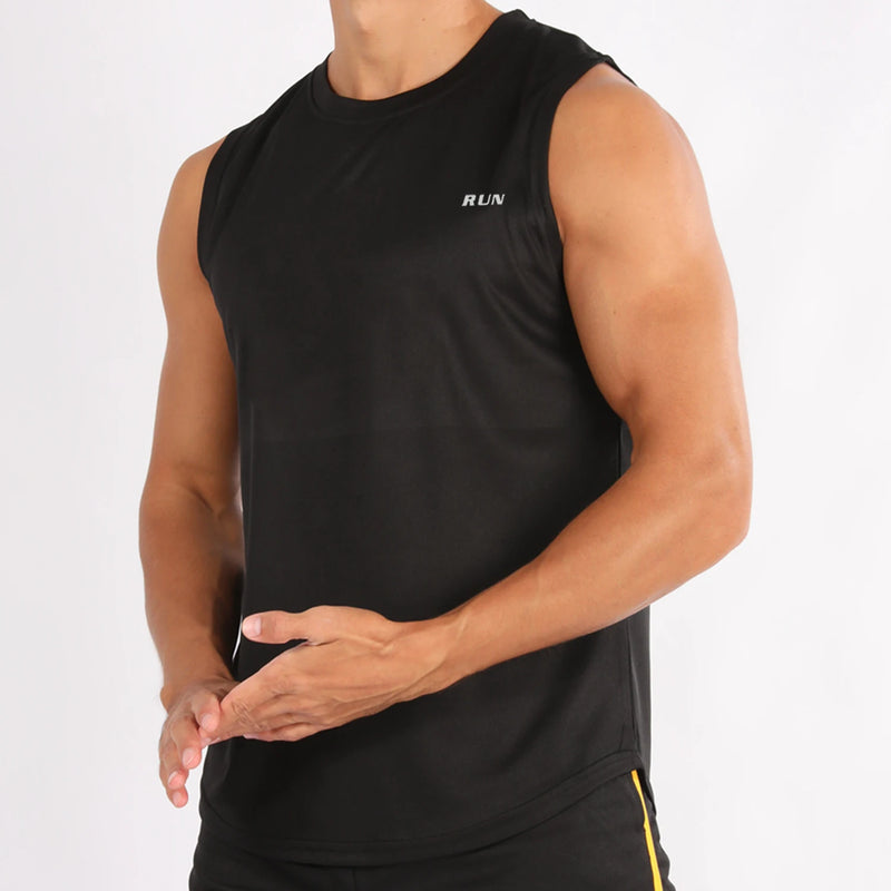 Men's Summer Fitness Vests, Fitness Training Clothes, Speed Fitness, Loose Sleeveless Shirts, Men's Fashion Basketball Vests
