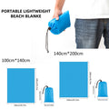 1.4*2m Waterproof Pocket Beach Blanket Folding Camping | SAMAG