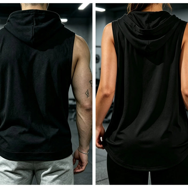 Pink Ratz Unisex Sleeveless Hooded Tank Top Y2K Retro Aesthetic Animal Print Cute Rat Graphic Hood Vest Streetwear for Men & Women