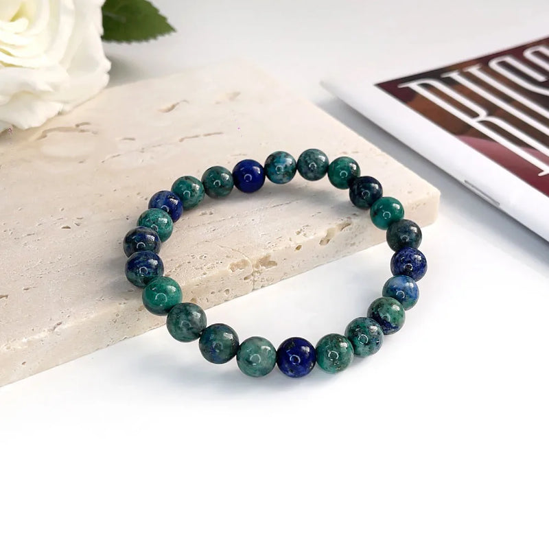 Natural Stone Beads Bracelet For Women Men Agate Crystal Quartzs Aquamarines Jades Jewelry Agates Elastic Bangle Bracelets 6 8mm