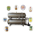 Customized Water Bath Fully Spray High-temperature Automatic Sterilization Pot Glass Bottle Plastic Packaging Milk and Meat
