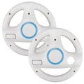 2PCS Plastic Innovative and ergonomlc design Game Racing Steering Wheel For Nintendo Wii Kart Racing Game Remote Controller