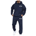 Men Women Autumn Winter Hooded Cotton Pants Set Fashion Casual Letter Printed CottonPants Sports Suit Ensemble | SAMAG
