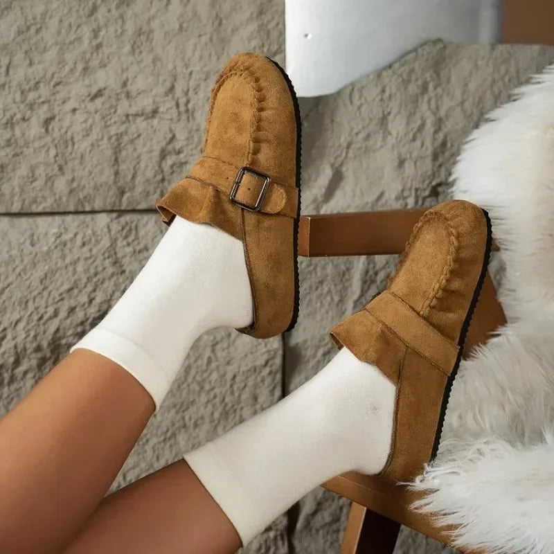 New Women Shoes Clogs for Women Fashion Cork Suede Mules Slippers Classic Cork Antislip for Outdoor Slippers with Arch Support
