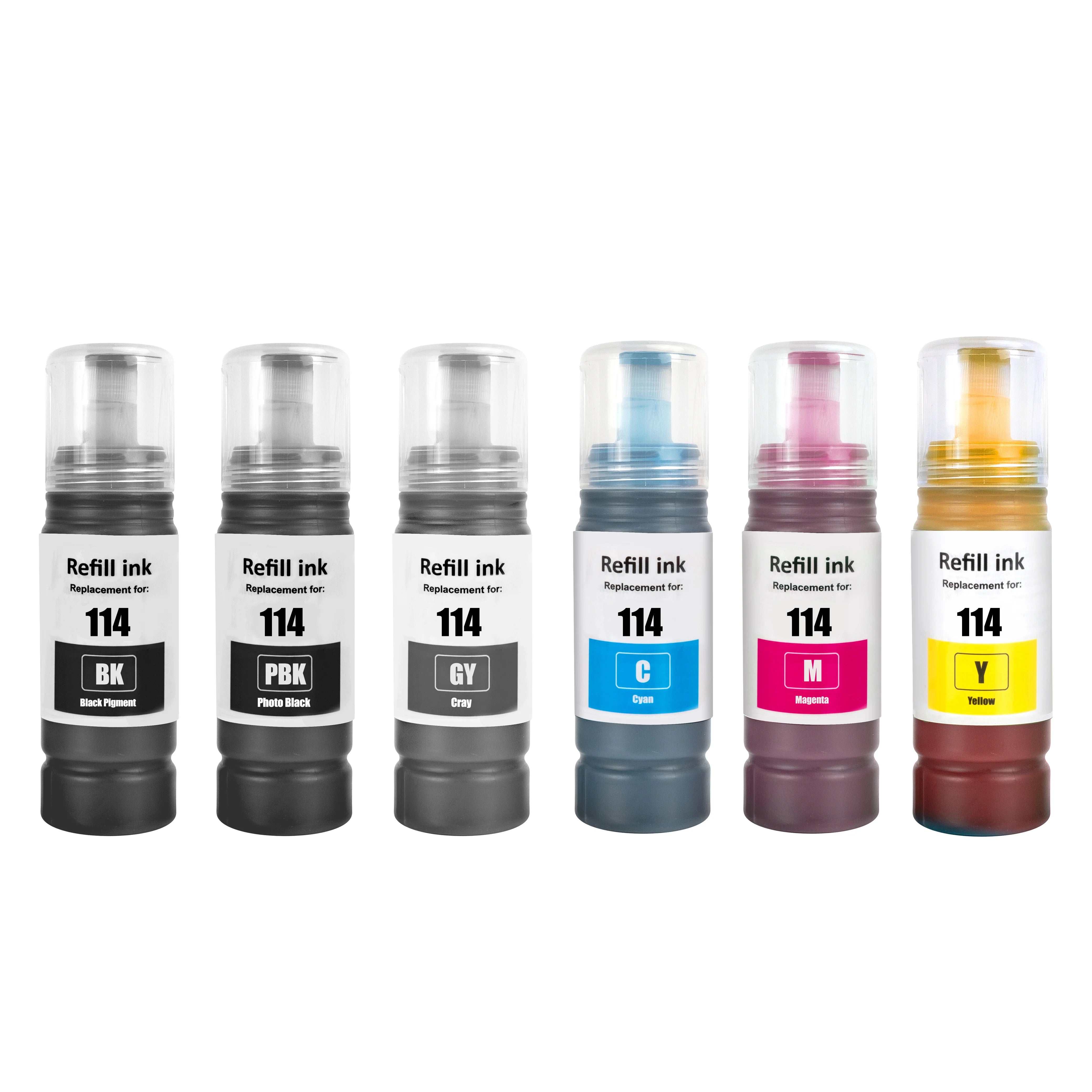 114 Ink 114 Dye Ink E-114 Ink Compatible for Epson Ecotank ET-8500 ET-8550