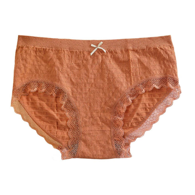 Charming lightweight lace underwear featuring a bowknot for women ideal for home relaxation and casual outings