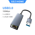 5000Mbps USB Network Card 5Gbps High Speed Wired Adapter USB3.0 Type - C to RJ45 Ethernet Converter HUB - Visuel 9 | SAMAG