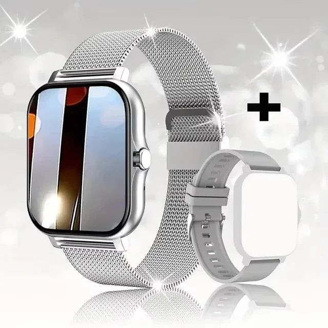New 1.83'' Waterproof Smart Watch Message Answer Call Sleep Monitoring Sports Pedometer Information Alerts For iPhone Android