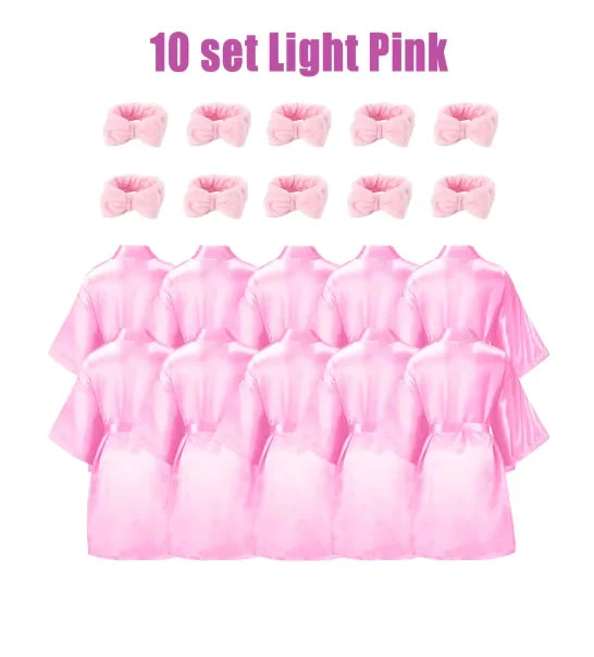 6-18Set Spa Party Robes for Girls Gowns for Supplies | SAMAG