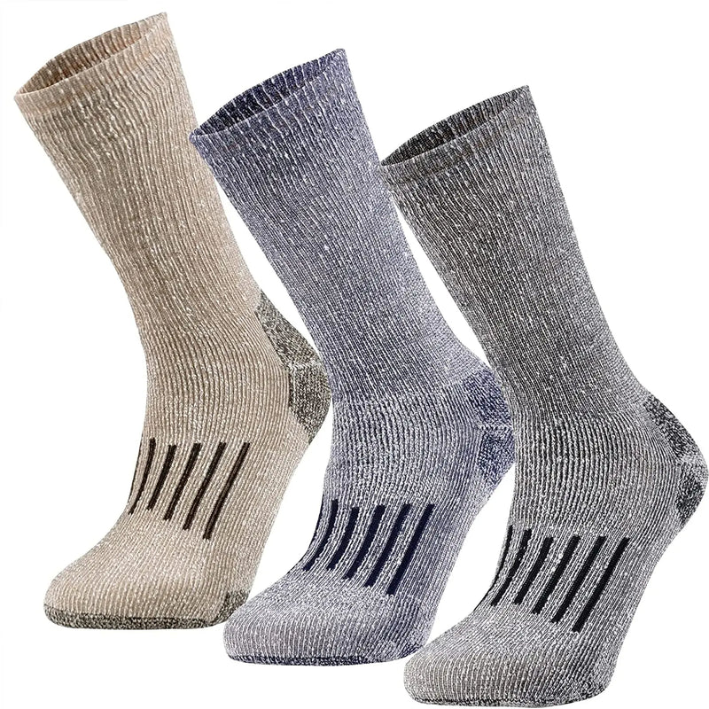 Unisex 80% Merino Wool Socks Hiking Thicken Warm Winter Sock Crew Compression Socks Moisture Wicking Soft Camping Cycling Socks