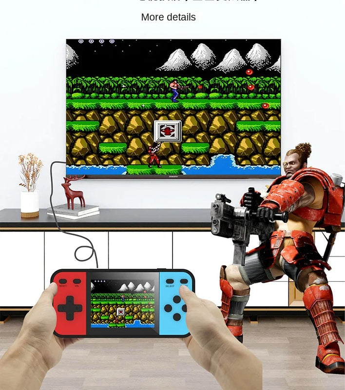 600 in 1 Portable Joystick Handheld Game Console for 780A Retro Station PVP PXP SUP for 600 Games Q8 Video Handheld Game Players